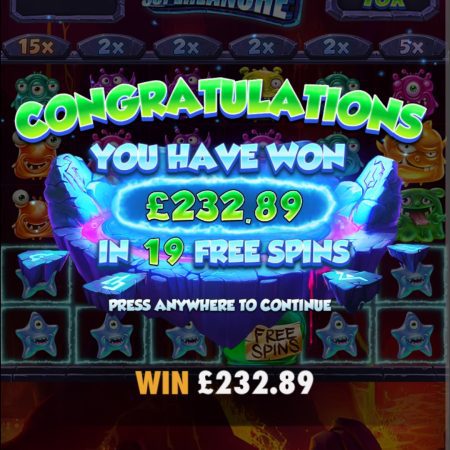 Monster Superlanche BIG WIN