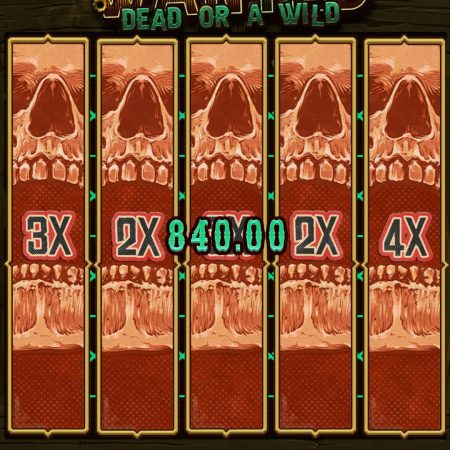 Wanted dead or a wild. Full screen wilds base hit. 4200X